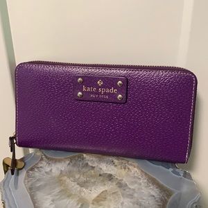 Kate Spade staci large continental wallet, Purple